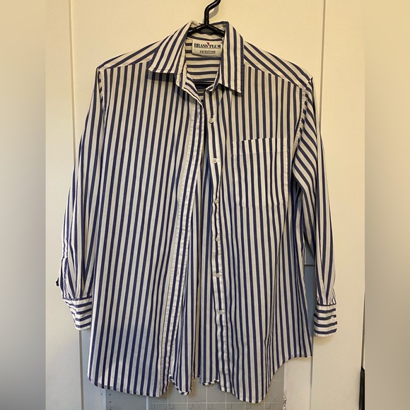 Nordstrom - Brass Plum - Striped button down - Picture 3 of 8